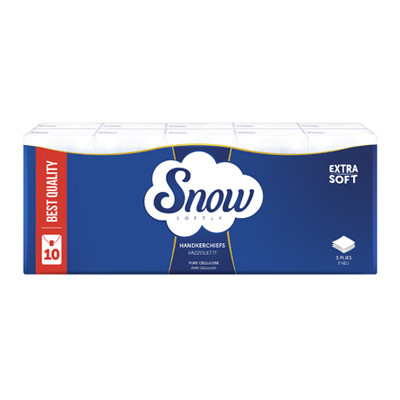 SNOW FAZZOLETTI A 3 VELI - CONFEZIONE DA 10 PACCHETTI