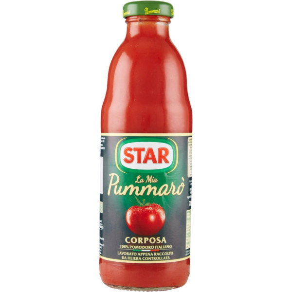 STAR LA MIA PUMMARO' PASSATA DI POMODORO IN VETRO 700 GR.