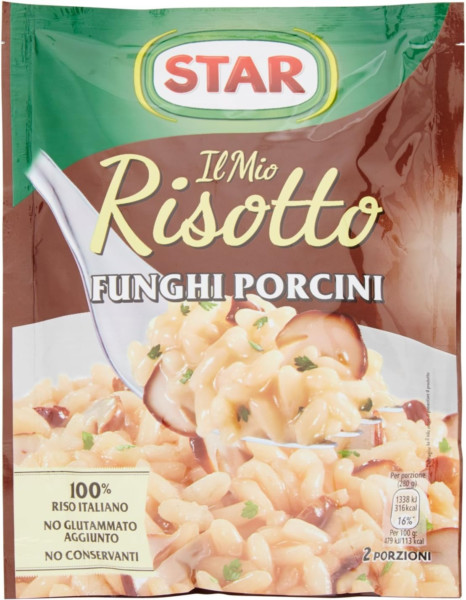 STAR RISOTTO AI FUNGHI PORCINI 175 GR.