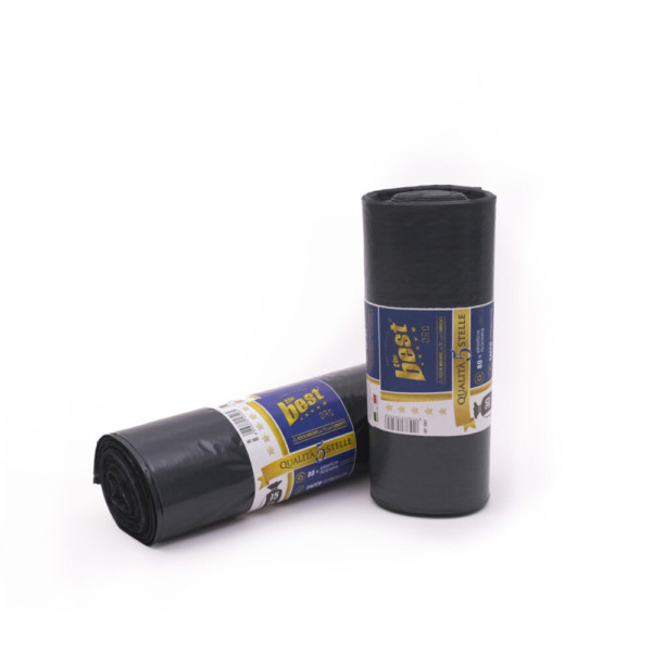 THE BEST SACCHI IMMONDIZIA NERI 55x70 40 LT.