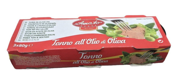 AMATO I BUONI SAPORI TONNO ALL'OLIO DI OLIVA 3x80 G