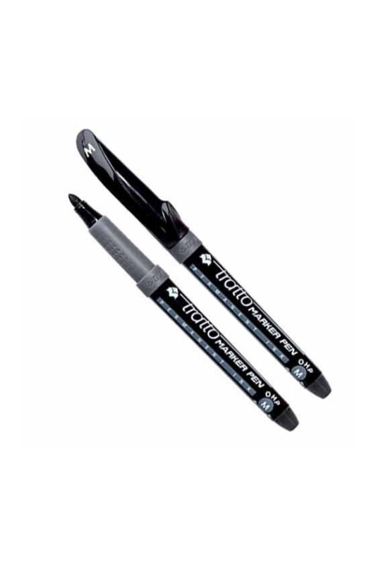 TRATTO MARKER PEN A PUNTA MEDIA - 1MM NERO