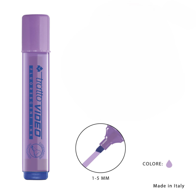 TRATTO VIDEO EVIDENZIATORE 1/5MM - LILLA