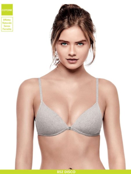 Reggiseno a triangolo imbottito in cotone elasticizzato Infiore Disco 852