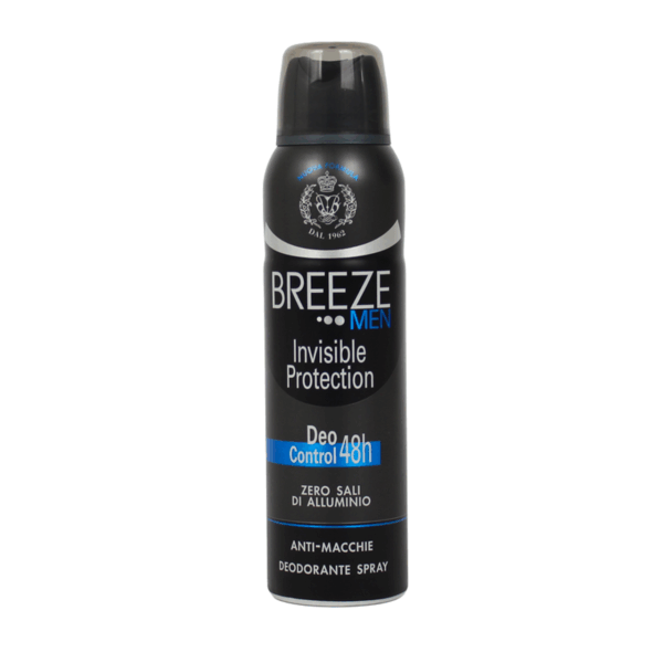 BREEZE MEN DEODORANTE INVISIBLE PROTECTION DEO CONTROL 150 ML.