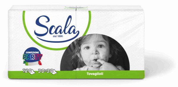 SCALA CARTA TOVAGLIOLI PARTY PACCO 120PZ