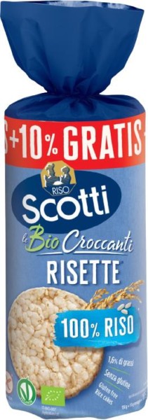 SCOTTI GALLETTE DI RISO - BIO CROCCANTI RISETTE 100% RISO 165 GR.