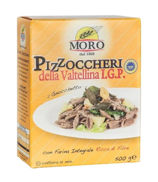 MORO PIZZOCCHERI DELLA VALTELLINA I.G.P. - IL GNOCCHETTO 500 GR.