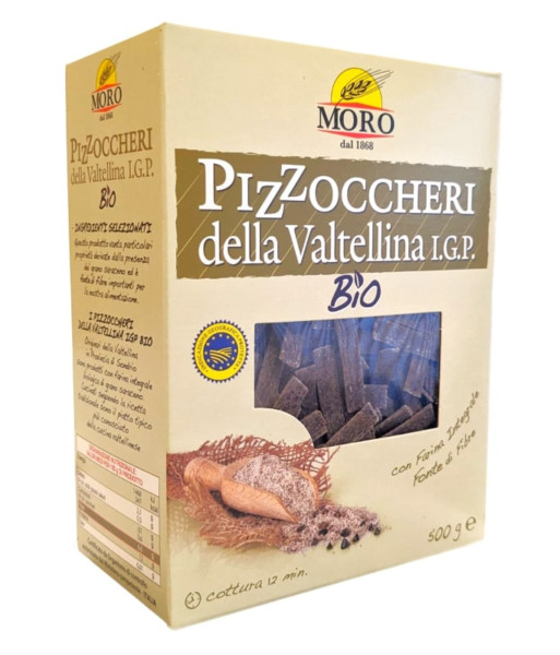 MORO PIZZOCCHERI DELLA VALTELLINA I.G.P. BIO 500 GR.