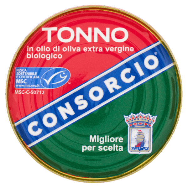 CONSORCIO TONNO BIO IN OLIO D'OLIVA EXTRA VERGINE 200 GR.
