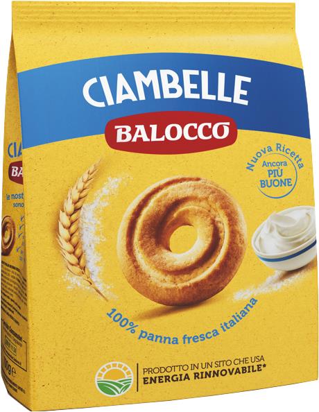 BALOCCO BISCOTTI CIAMBELLE CON 100% PANNA ITALIANA 700 GR.