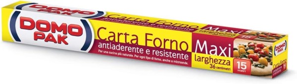 DOMOPAK CARTA FORNO MAXI FORMATO 15 MT.
