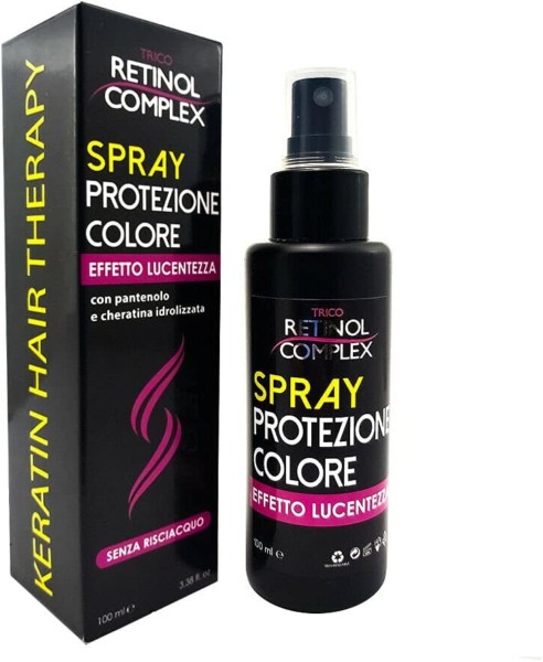 TRICO RETINOL COMPLEX SPRAY PROTEZIONE COLORE EFFETTO LUCENTEZZA CON PANTENOLO E CHERATINA IDROLIZZATA 100 ML.