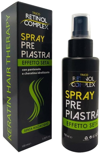 TRICO RETINOL COMPLEX SPRAY PRE PIASTRA EFFETTO SETA CON PATENOLO E CHERATINA IDROLIZZATA 100 ML.