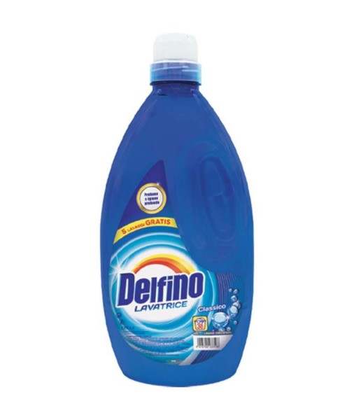 DELFINO DETERSIVO LIQUIDO CLASSICO 38 LAVAGGI 1.750 LT.