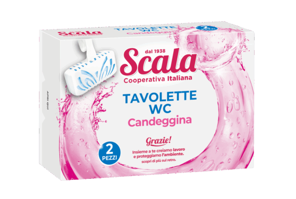 SCALA TAVOLETTE WC CON CANDEGGINA 2 PEZZI