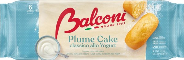 BALCONI PLUMCAKE CLASSICO ALLO YOGURT 190 GR.