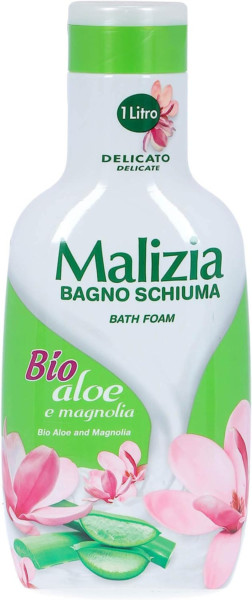 MALIZIA BAGNOSCHIUMA BIO ALOE E MAGNOLIA 1 LT.