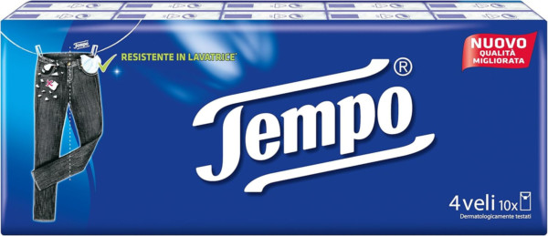 TEMPO FAZZOLETTI CLASSICI - 10 PACCHETTI