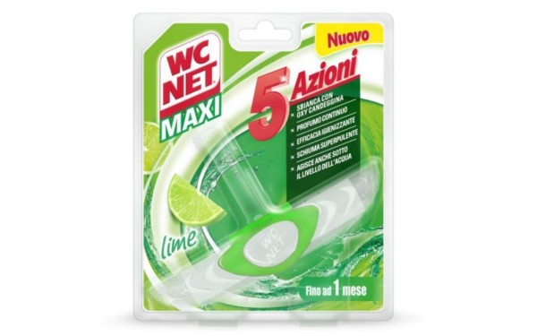 WC NET MAXI TAVOLETTA 5 AZIONI PROFUMO LIME