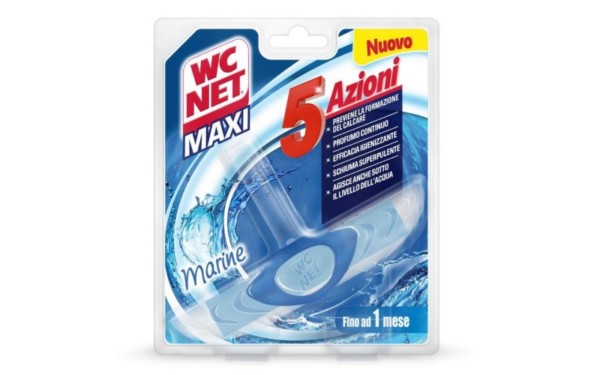 WC NET MAXI TAVOLETTA 5 AZIONI PROFUMO MARINE